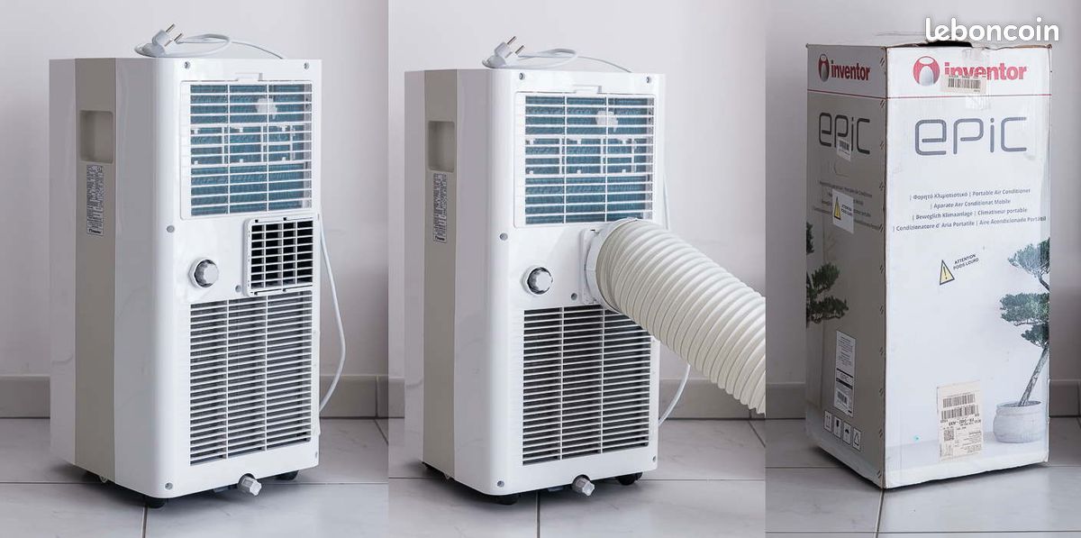 Climatiseur mobile / portable 2-en-1, Refroidissement & Déshumidification (image 3)