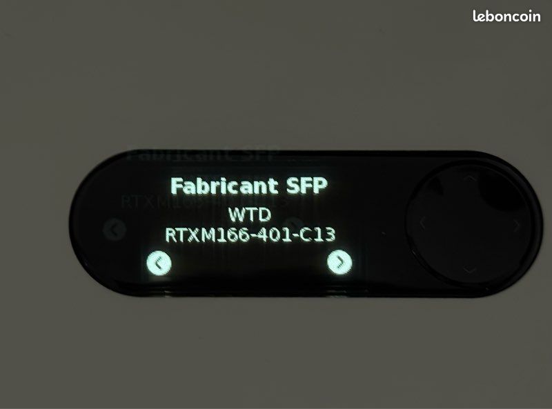 Module SFP WTD RTXM166-401-C13 F-sfponu1a pour fibre optique Freebox (Pop, Delta...) (image 5)