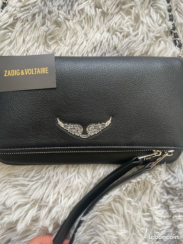 Sac À Main/Sac À Bandoulière Zadig & Voltaire Noir En Cuir (image 4)