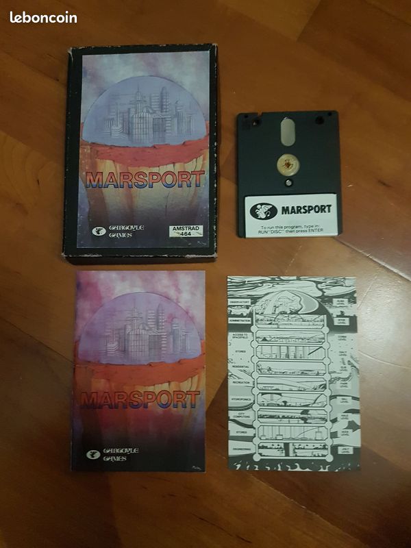 MARSPORT game jeu AMSTRAD CPC 464 / 664 / 6128 and CPC PLUS