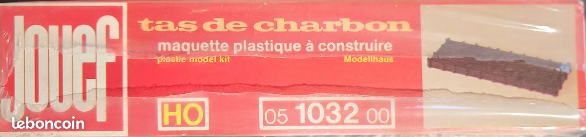 JOUEF HO: Maquette à construire tas de charbon + grue a eau + grue en JOUEF HO: Maquette à construire tas de charbon + grue a eau + grue en