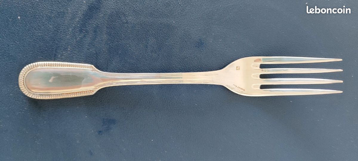 6 Assiettes De Présentation Jean Couzon - Métal Argenté, Made In France, Vintage