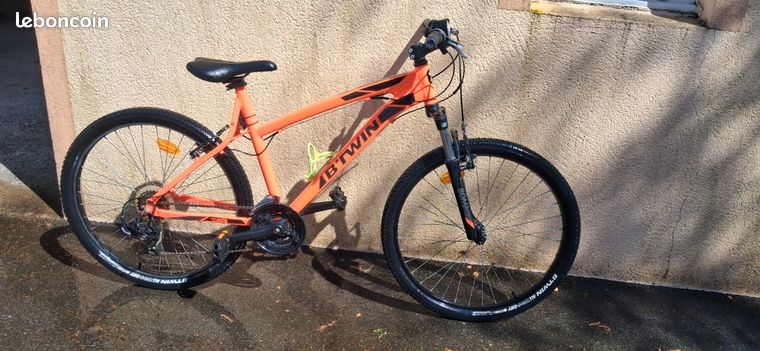 VTT Rockrider 340 B'Twin Orange + Casque - Occasion