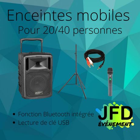 Location enceinte mobile sur Rennes - JFD Evenement