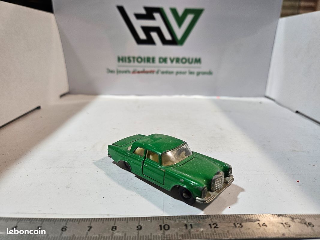 Voiture Miniature Matchbox No 46 Mercedes 300 SE (A) Verte - Lesney, Angleterre, Occasion