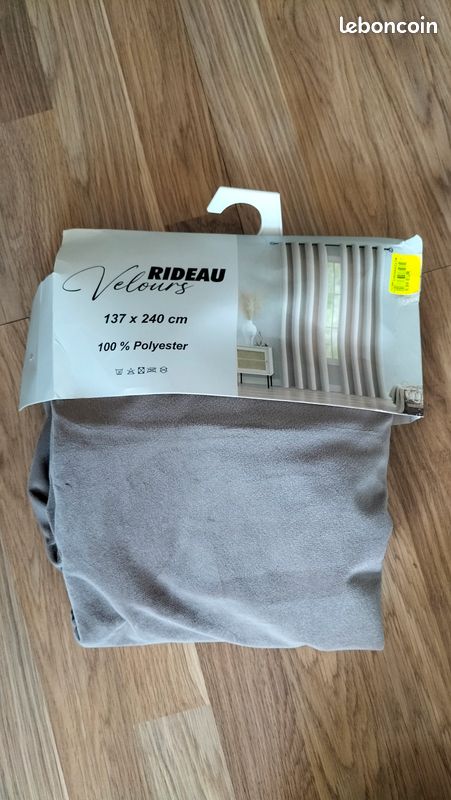Rideau velours (image 1)