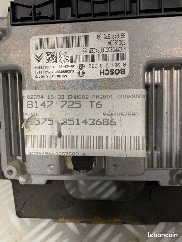 Kit démarrage bsi 307 sw ph 2 1.6 HDI 16 V 90ch (image 4)