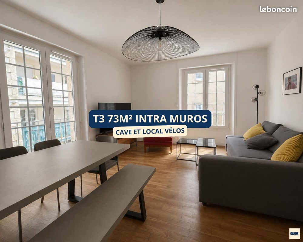 Appartement 3 pièces 73 m² · à Saint-Malo · 73 m² · 314 400 €