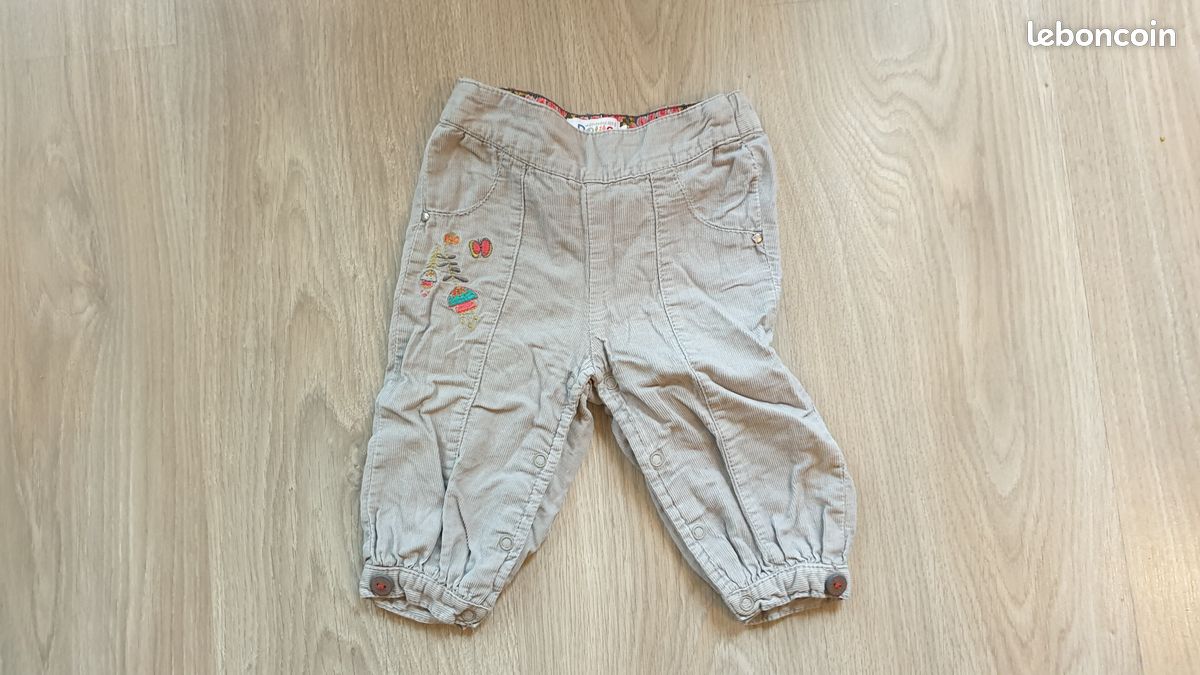 Lot 8 pantalons bébé 9mois (image 4)