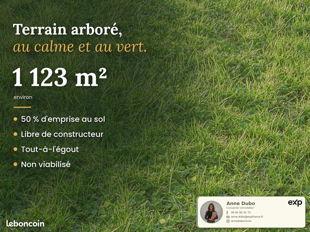 Terrain 1100 m² · à Salles · 1 100 m² · 167 000 €