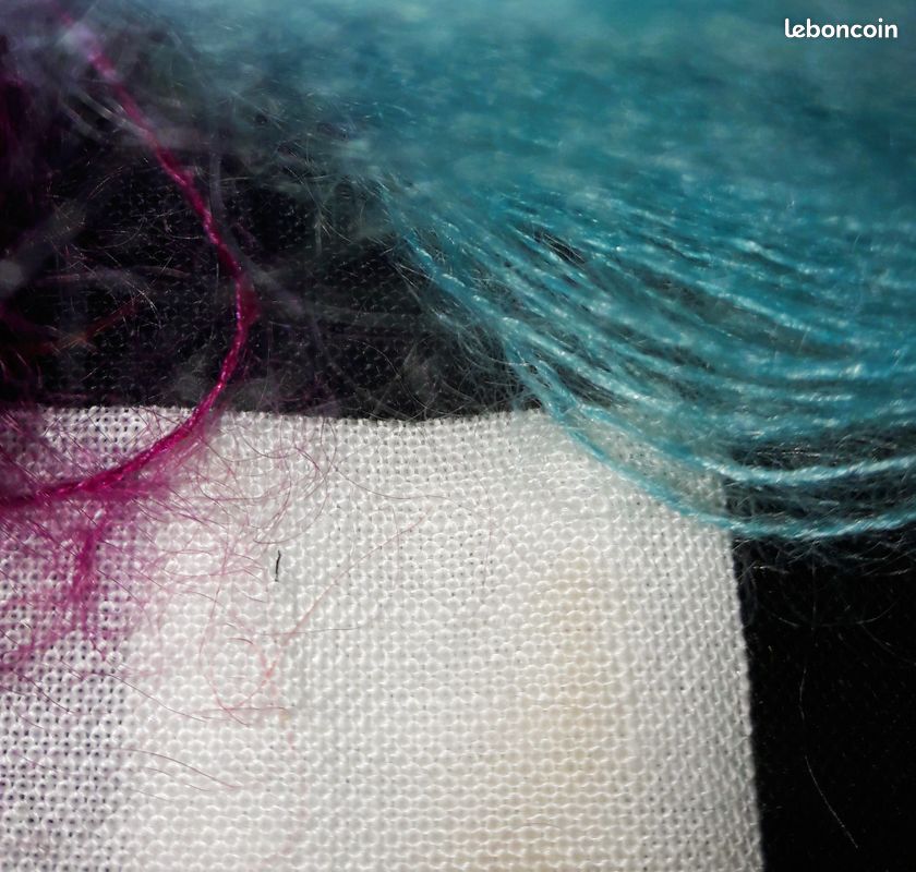 2 pelotes neuves (225M😮‼️/25G) KID SILK 75% mohair et 25% soie d'AUSTERMANN 2 coloris (🧶33 PISCINE +🧶6 FUCSHIA) (image 3)