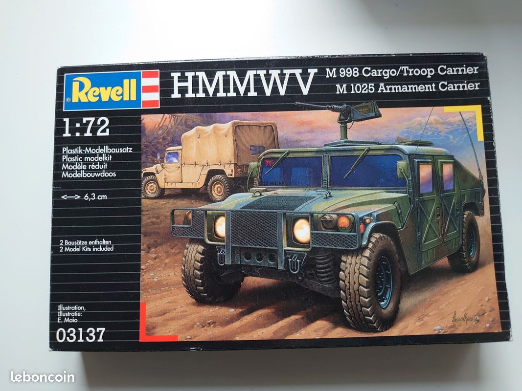 Maquette revell HMMWV (image 1)