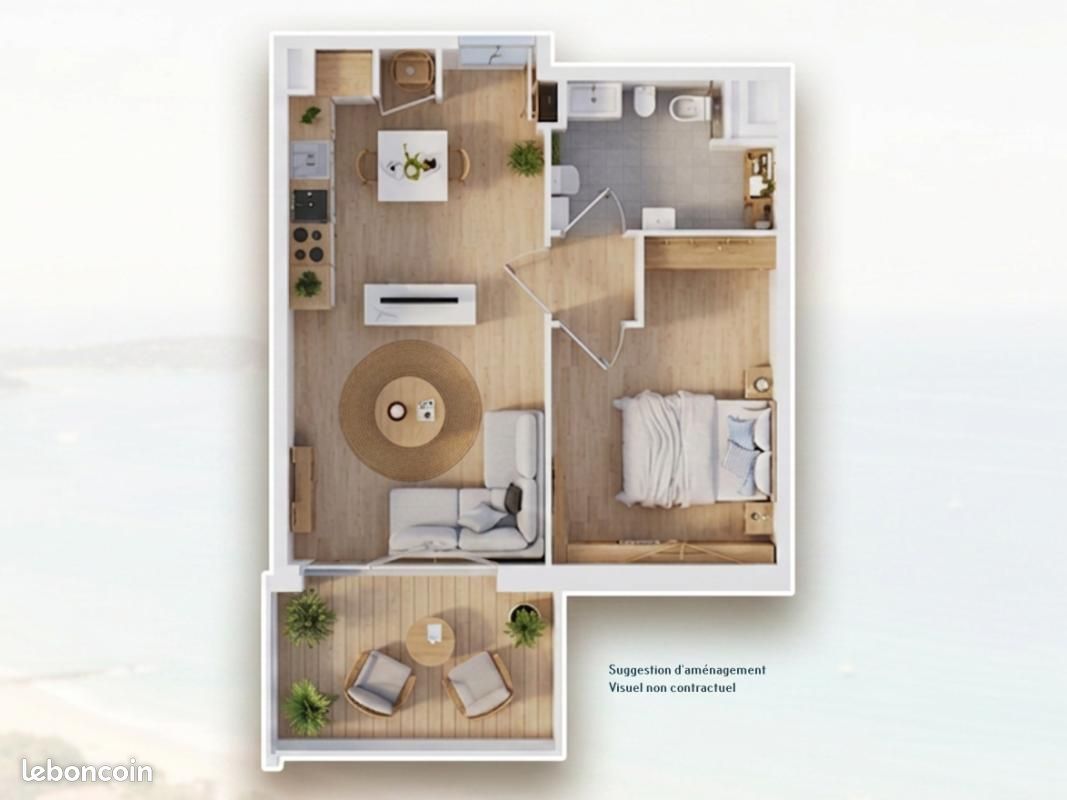 Appartement 2 pièces 44 m² · à Perros-Guirec · 44 m² · 245 000 €