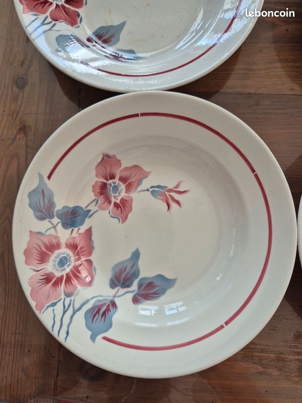 5 assiettes creuses + 1 assiette plate (image 2)