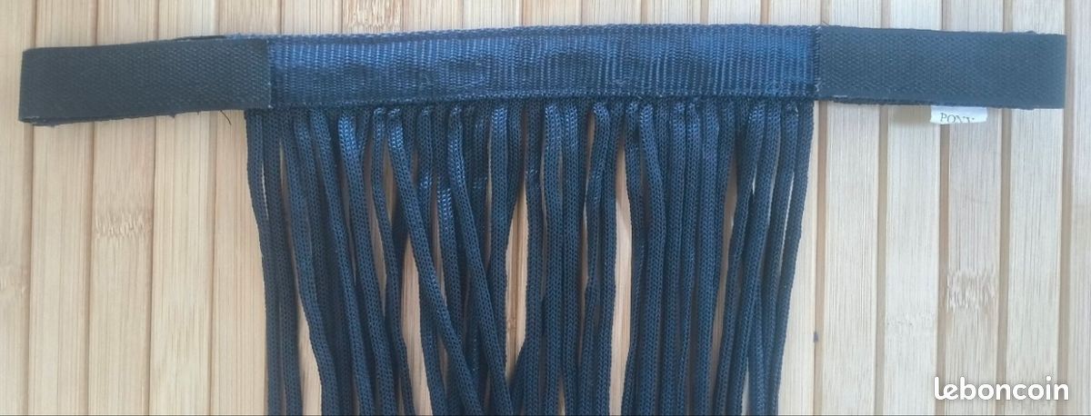 Frontal bleu anti-mouches pour licol, taille poney (image 6)