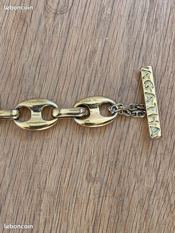 Leboncoin Collier Grosse Maille Argent Agatha AGATHA_Collier