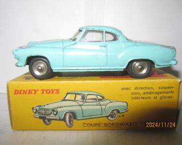 Dinky 549 - Borgward Isabella Coupé 1960 - Vert - 1/43 - Fabriqué En France - Occasion