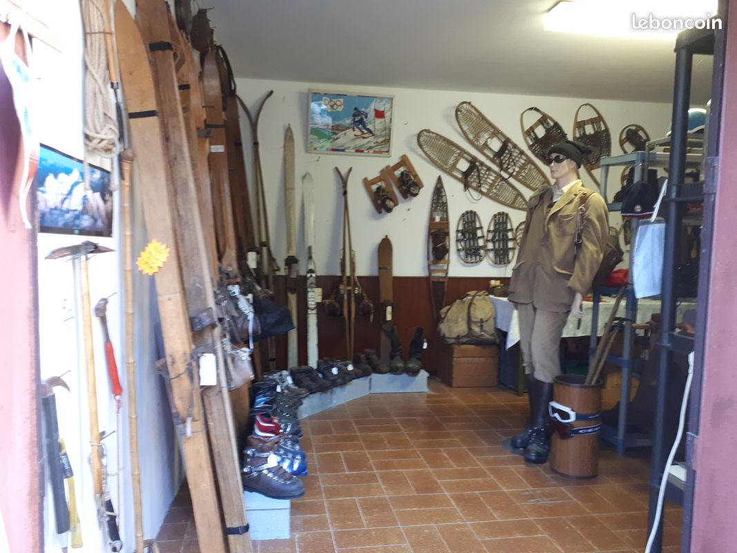 Ski ancien - Collection / musée ski et matériel de montagne (image 1)