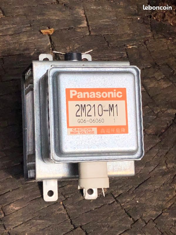 Magnétron Panasonic 2M210-M1 G06-06060 1 four micro onde Far 2450 Mhz shf Radio amateur (image 1)