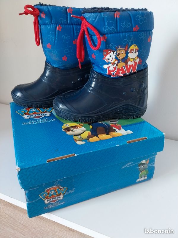 Boots Fourrées Bottines Pat Patrouille Bottes Pluie Neige Garçon Taille 26  Pat Patrouille Chaussures - Main Image