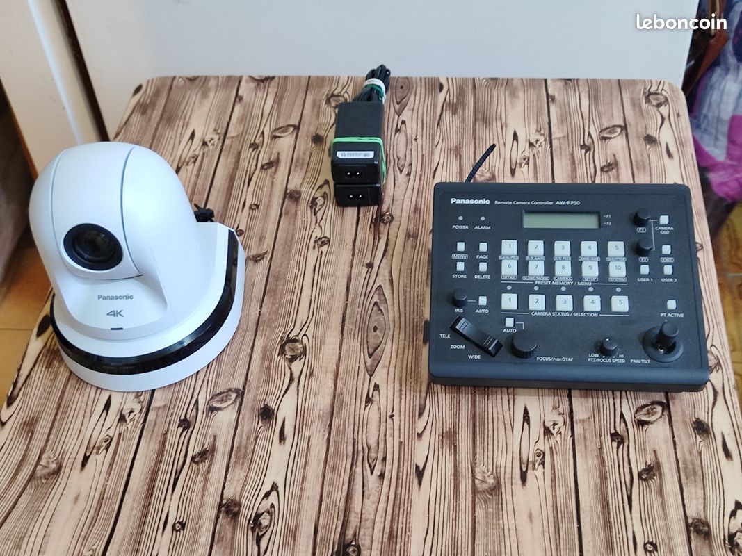 PANASONIC AW UE40 4K HDMI PTZ STREAMING WEBTV Camera plus PANASONIC AW RP50 Controleur (image 1)
