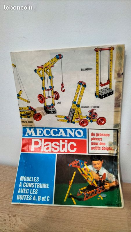Lot Pièces Meccano Spéciales + Notices D'époque (1960-1998) - Occasion