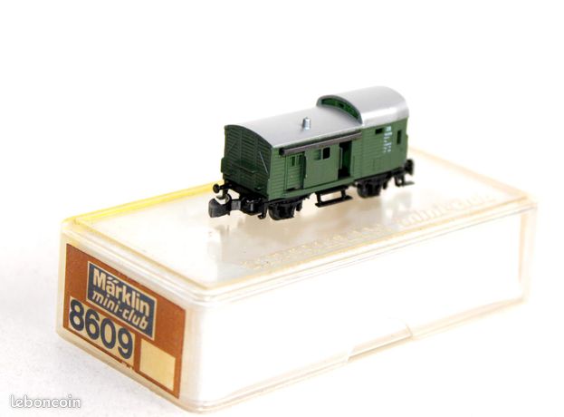 Wagon Marklin Mini Club 8604 Kangourou + Remorque Walter - Echelle Z 1:220 - Occasion