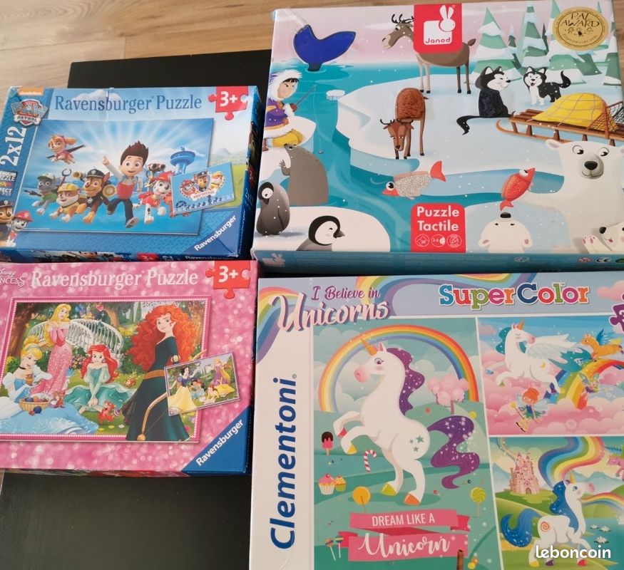 Lots de 4 Puzzles (image 1)