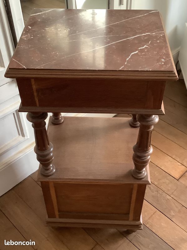 Table de chevet avec marbre (image 5)