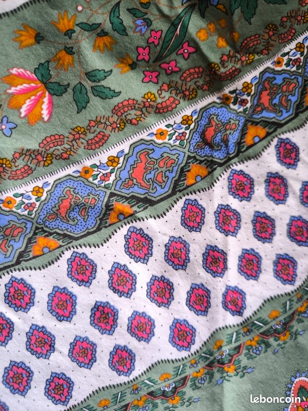 Jolie nappe ronde motif provençal Cigalade (image 4)
