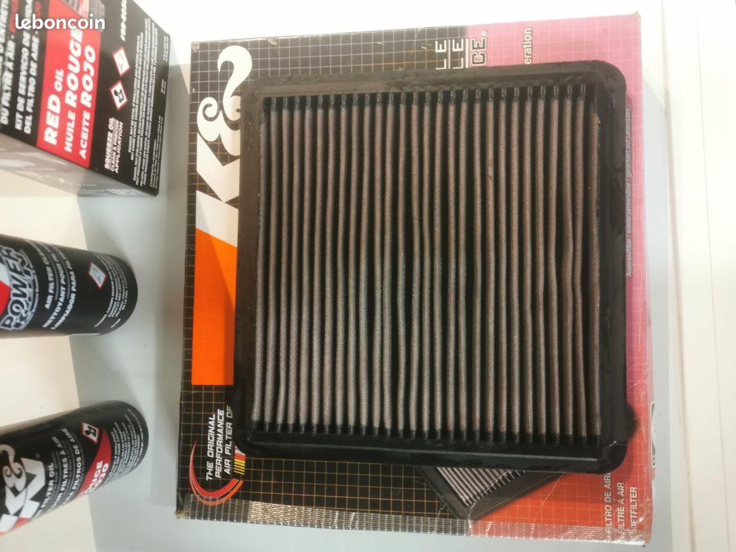 Kit D'entretien Pour Filtre à Air K&N (nettoyant + Graisse) - Compatible Fiat Punto Evo