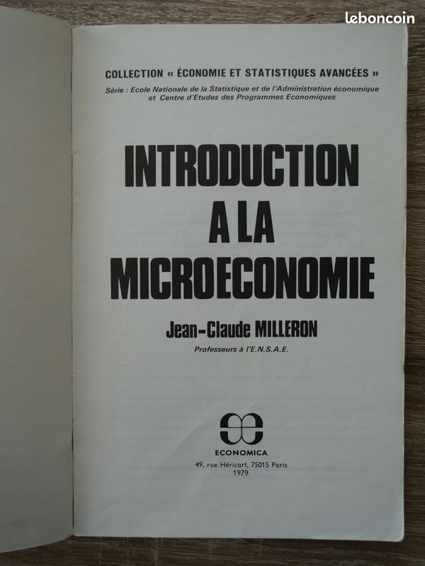 Lot de 2 livres de microéconomie : introduction, exercices et corrigés (image 10)