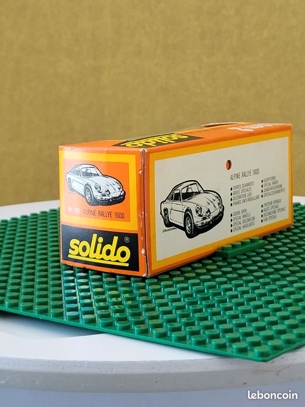 Solido Gam 2 – Alpine Rallye 1600 (Réf. 181) – Modèle Vintage + Décalcomanies d'origine ✨ ✨️ - Collection