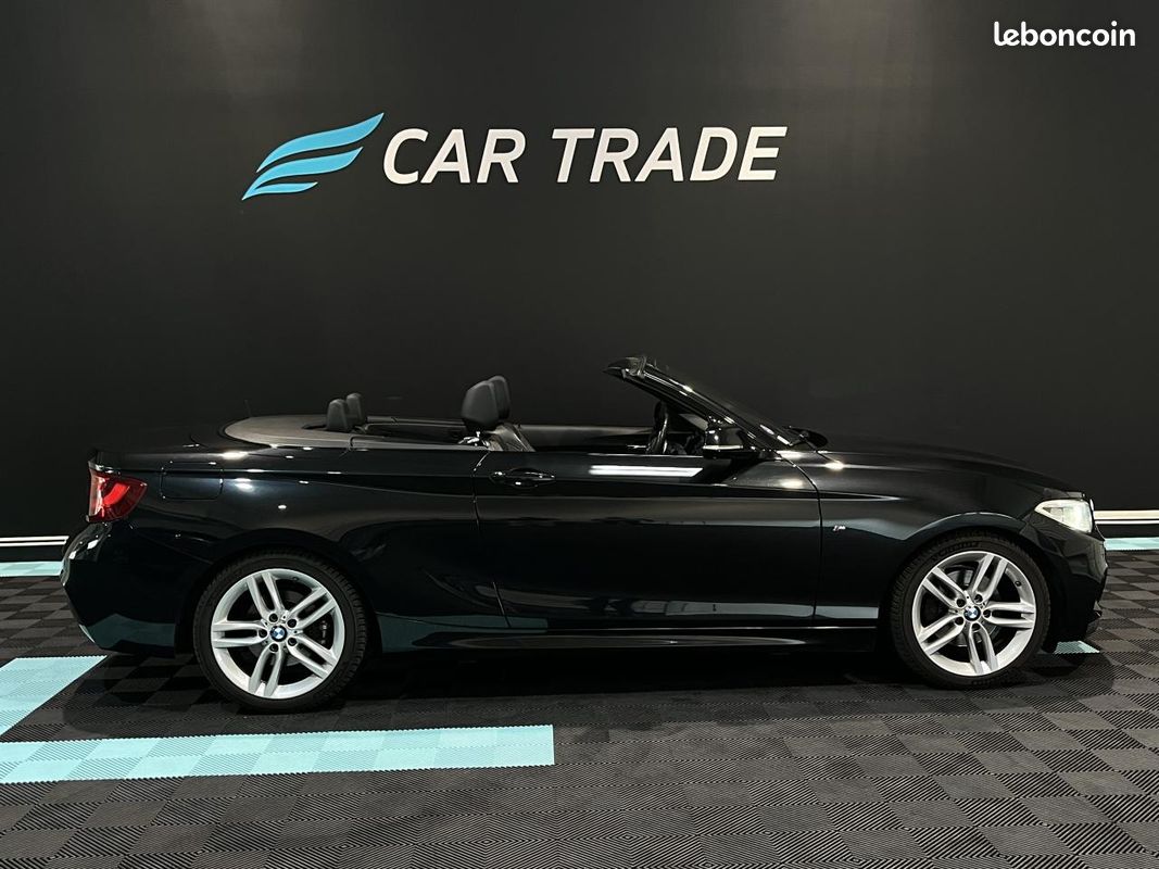 BMW SERIE 2 220i Cabriolet - BVA - M Sport - SUIVI COMPLET - CAMERA DE RECUL - CARPLAY (image 6)