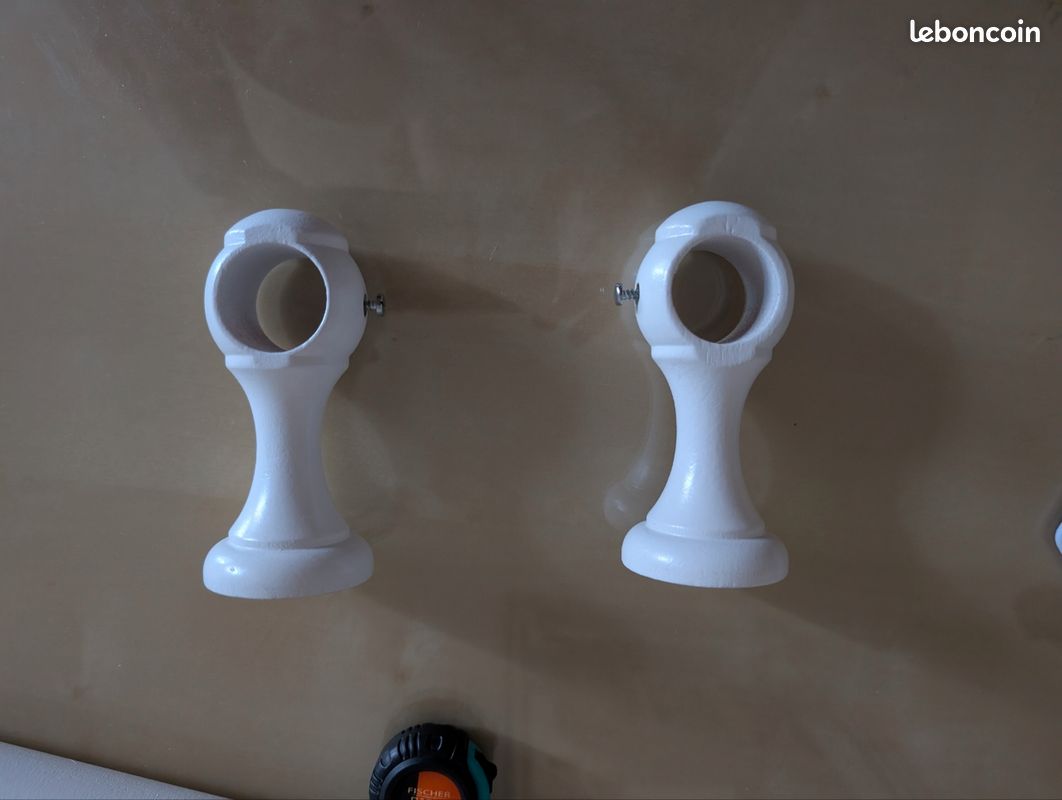 2 embouts pour tringle 2,5 cm de diamètre (image 2)