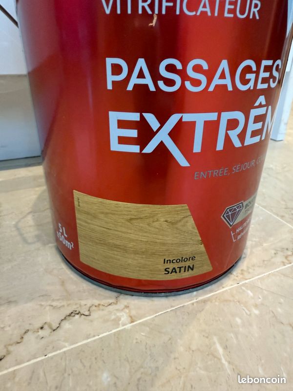 Vitrificateur pour parquet V33 Passages Extrêmes satin incolore (image 2)
