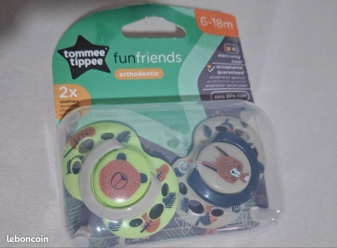 Sucette tombée tippee (image 1)