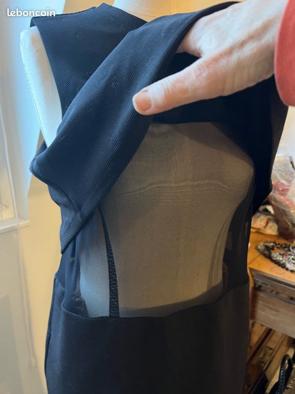 Robe habillé noire (image 6)