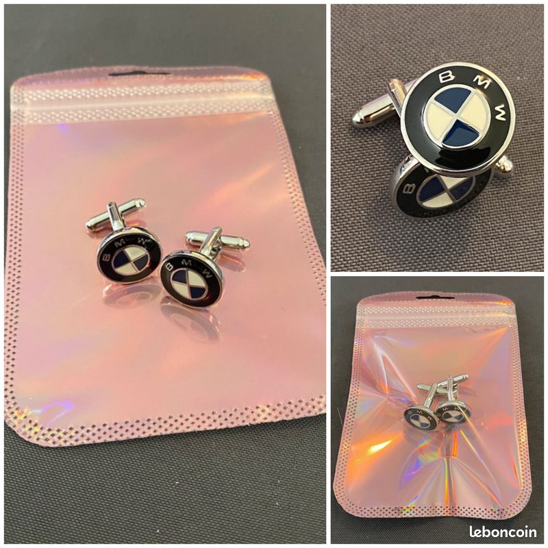 Boutons De Manchette BMW - Occasion, Accessoire élégant Pour Les Fans De La Marque Automobile