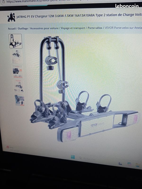 Porte vélo vevoor (image 2)