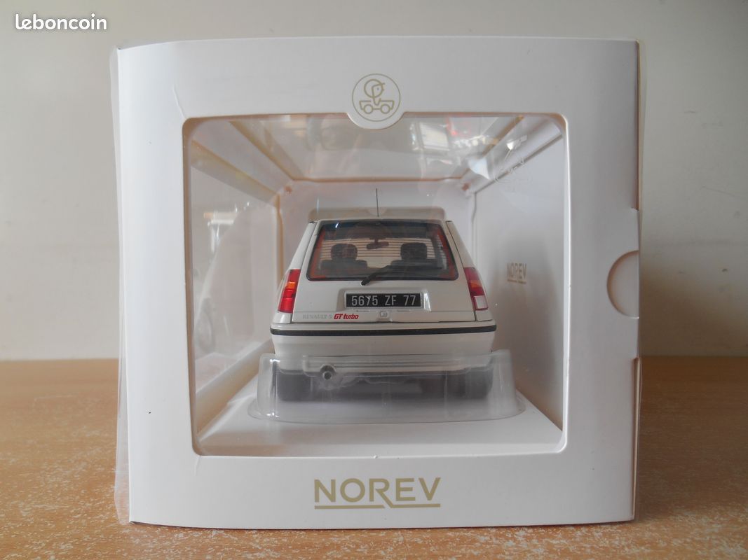 Modèle Réduit Renault SuperCinq GT Turbo Ph II 1988 Blanc - Norev 1/43