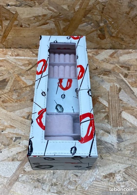 Grande boîte à bijoux avec clé – Vitrine élégante & pratique (image 3)