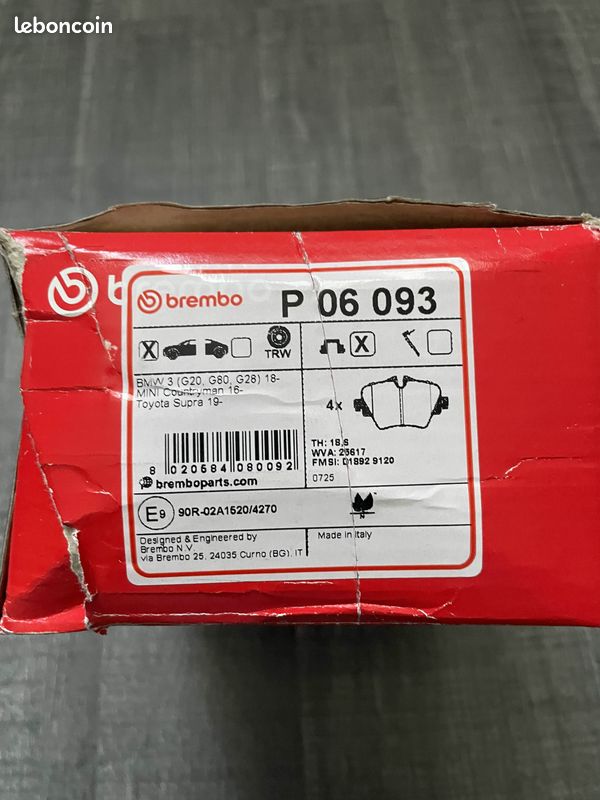 Plaquettes De Frein Avant Brembo P30065 - Pour Hyundai Kia - Avec Indicateur D'Usure - Norme ECE R90