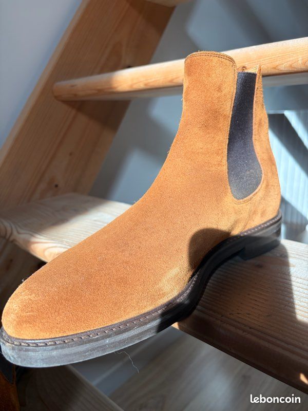 Chelsea Boots Suède Pied de Biche (image 8)