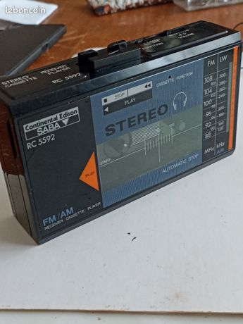 Radio-cassette Continental Edison RC 5398 Vintage Années 80 - Pour Pièces Ou Restauration