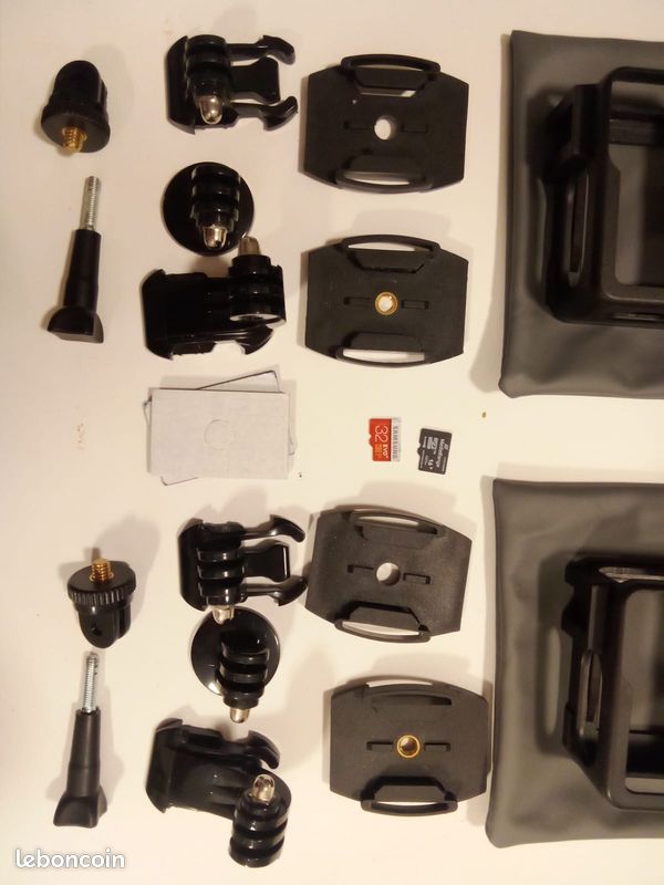 2 caméras sport 4K Xtreme 11 + nombreux accessoires (style GoPro) (image 4)
