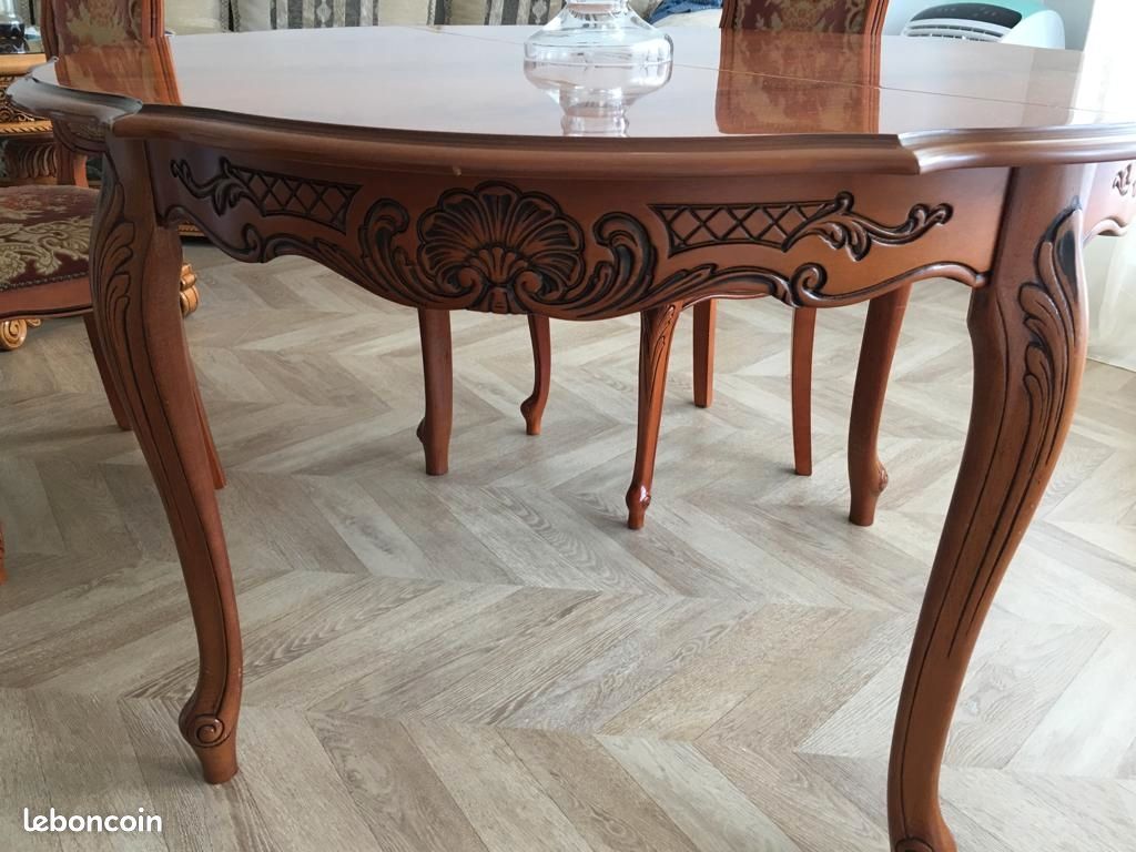 Ensemble table à manger et 4 chaises (image 1)