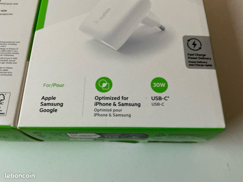 Belkin chargeurs rapides 30W (image 3)