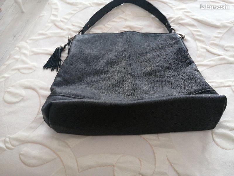 Grand sac à main cuir noir Bric's (image 6)