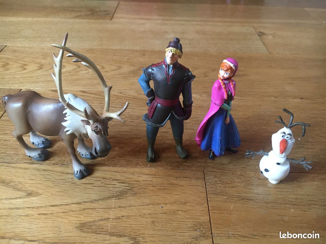 4 figurines Bullyland "Reine des neiges" (namexce) (image 1)